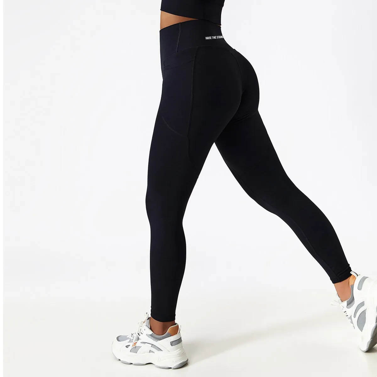 0221. Ella-Flex™ Side Pockets Full Length Legging