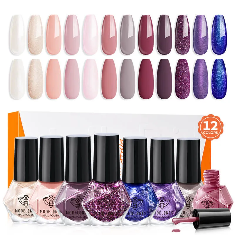 A Nice Day - 12 Colors Nail Polish Set 5ml