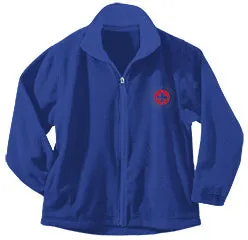 Adult Fleece Jacket With Garrett Memorial Logo