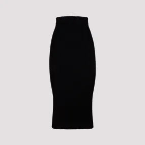 Alexandre Vauthier Ribbed Pencil Skirt