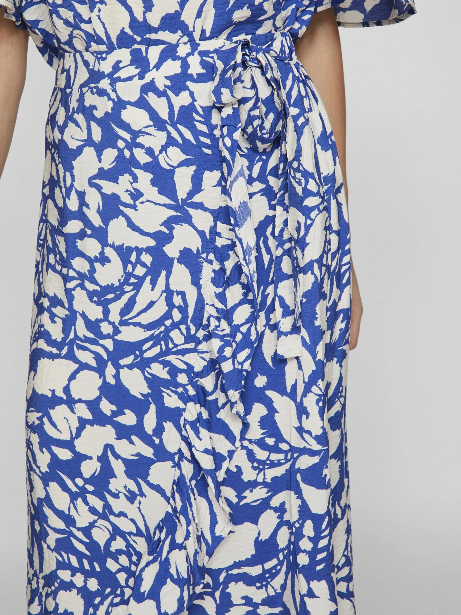 Ally Midi Skirt (Mazarine Blue/Birch)