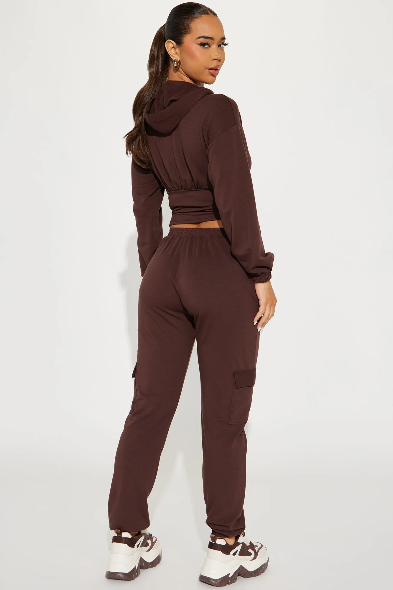 Always Chillin' Jogger Set - Brown