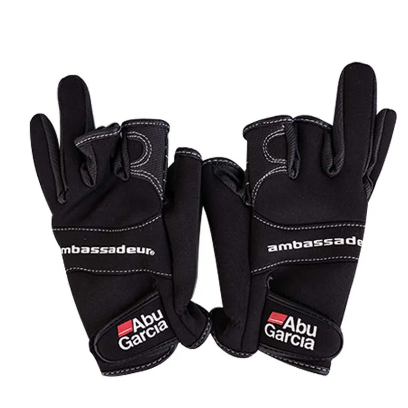 Anti-Slip fingerless Fishing Gloves