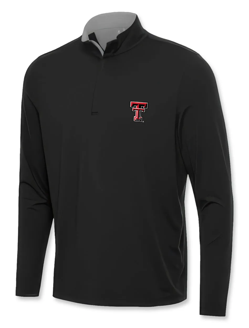 Antigua Texas Tech "Content" Quarter Zip Pullover