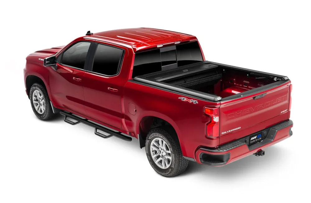 A.R.E. Double Cover Retractable Truck Bed Tonneau Cover for Silverado 1500