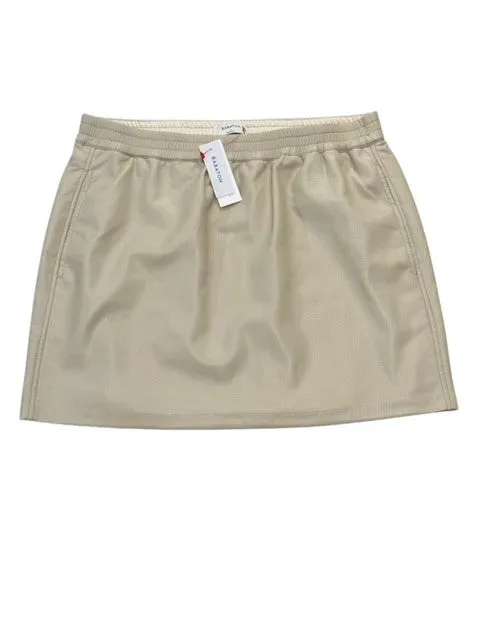 Aritzia Babaton Faux Leather Mini Skirt (LG)