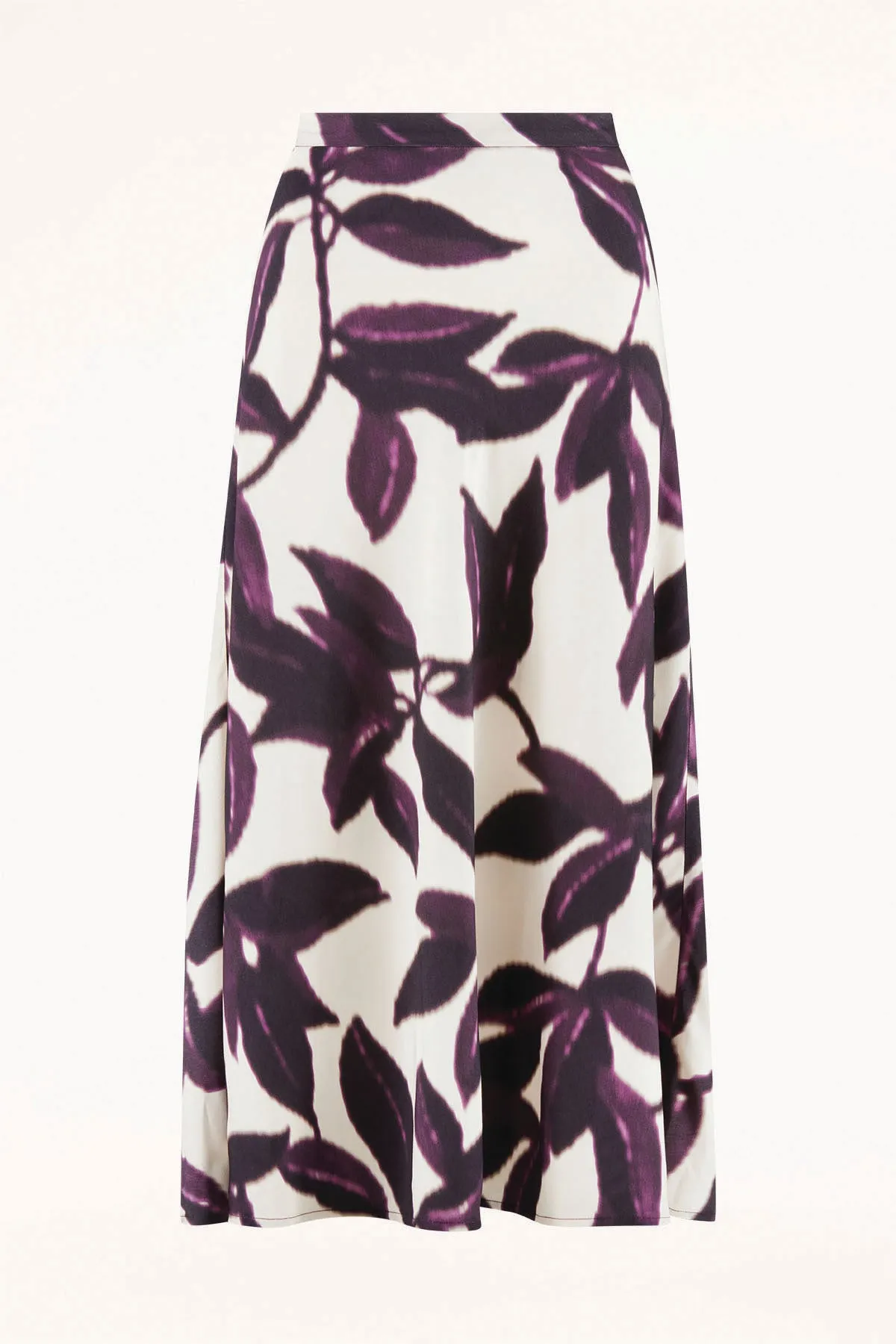 Autumn Skirt   - Plum Print