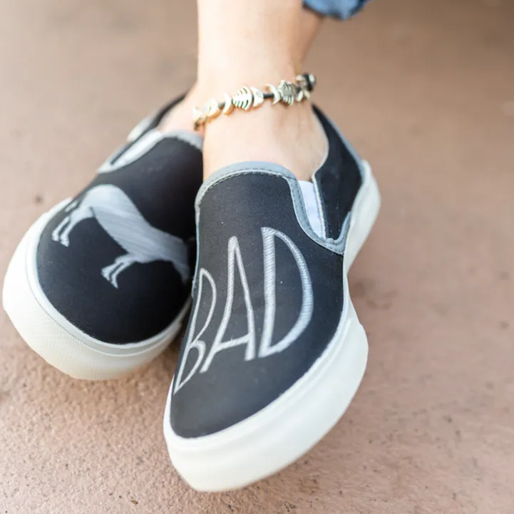 BADass - Black Slip On