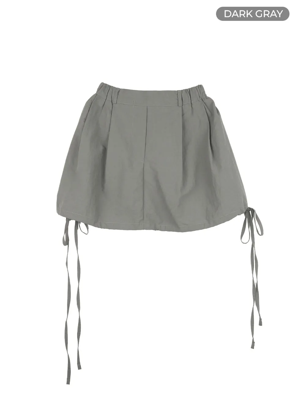 Banded Pintuck Mini Skirt OL417