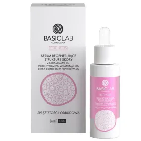 BasicLab Regenerating Serum with 1% Ceramides and 5% Peptide Complex 30ml