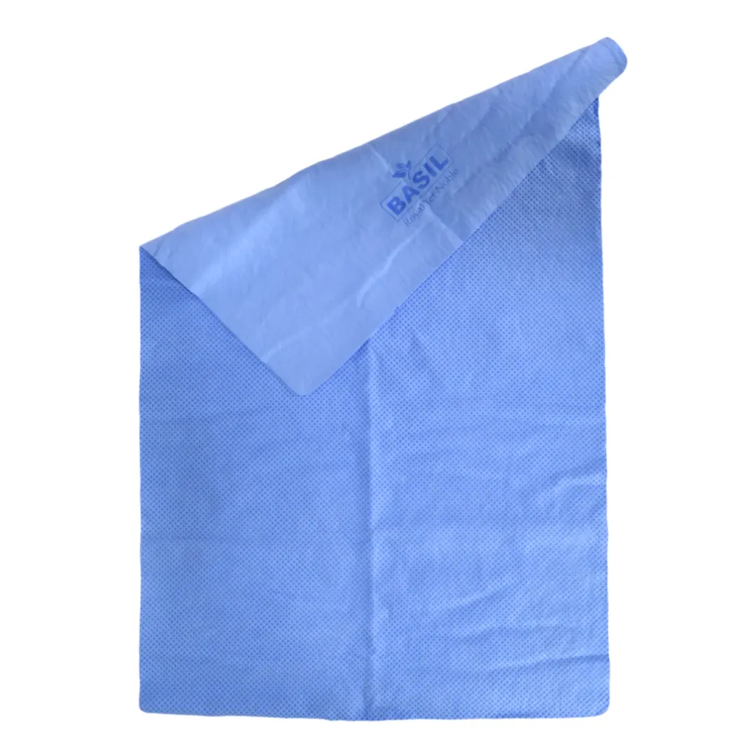 BASIL Pet Towel, Cooling Absorbent Towel for Dogs & Puppies (Blue)