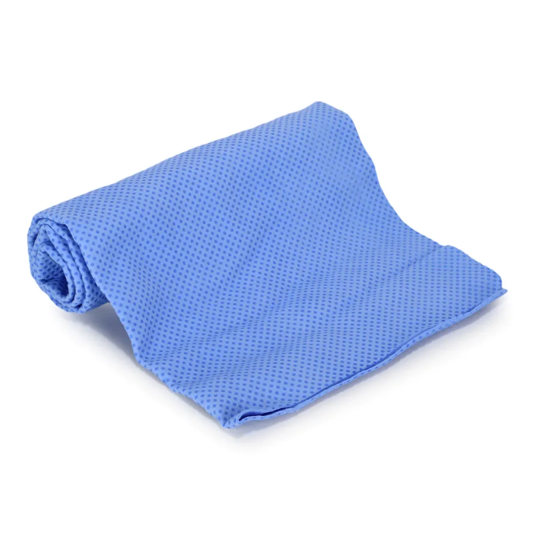 BASIL Pet Towel, Cooling Absorbent Towel for Dogs & Puppies (Blue)