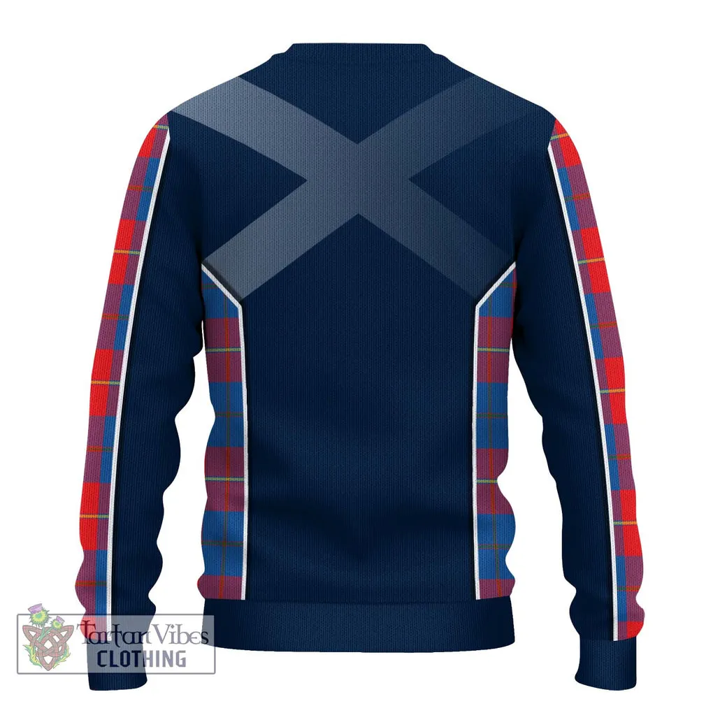 Blane Tartan Ugly Sweater with Family Crest and Lion Rampant Vibes Sport Style