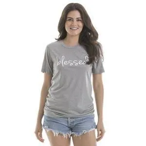 Blessed T-shirts! Women’s • Blue-pink or gray • S - XXL