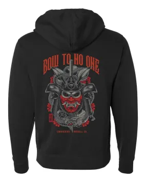 Bow to No One - on Black Pullover Hoodie