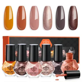 Bumper Harvest - 6 Colors Nail Polish Set 5ml