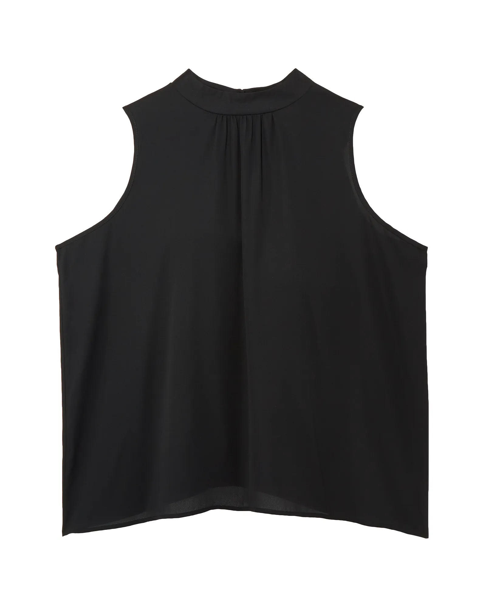 Chasity Sleeveless High Neck Blouse | Black