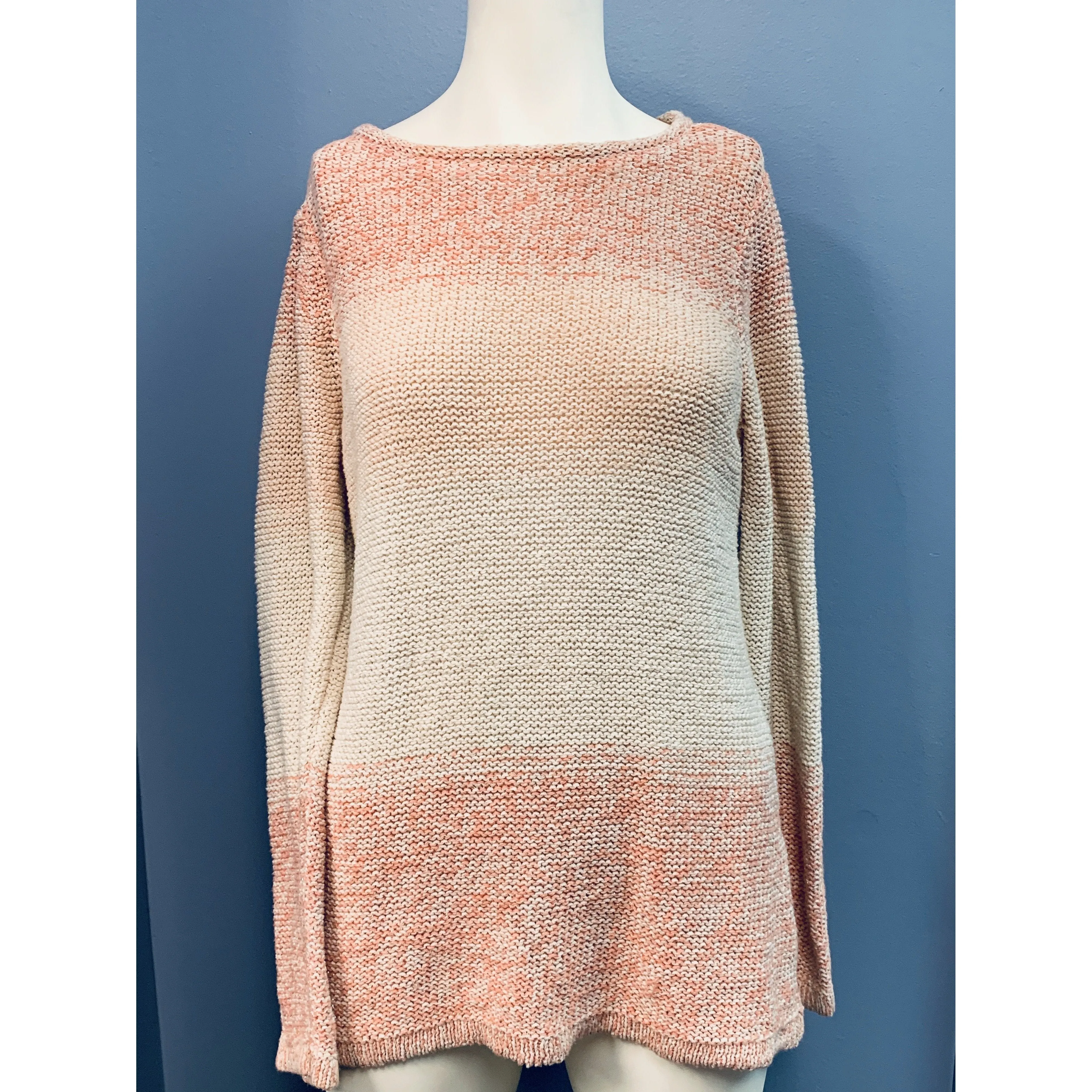 Chicos Ombre Pullover Sweater, Size Medium