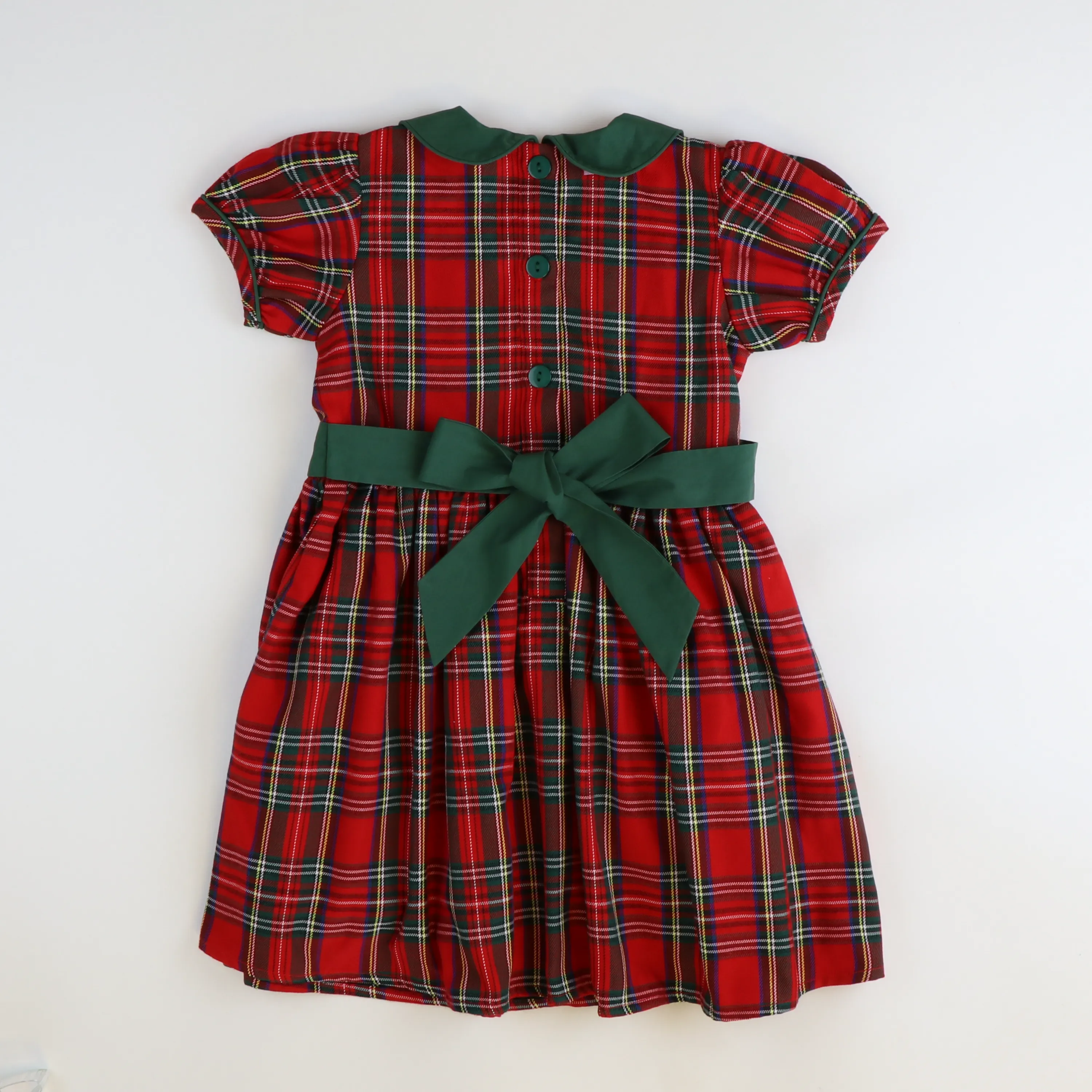 Collared Dress - Christmas Plaid