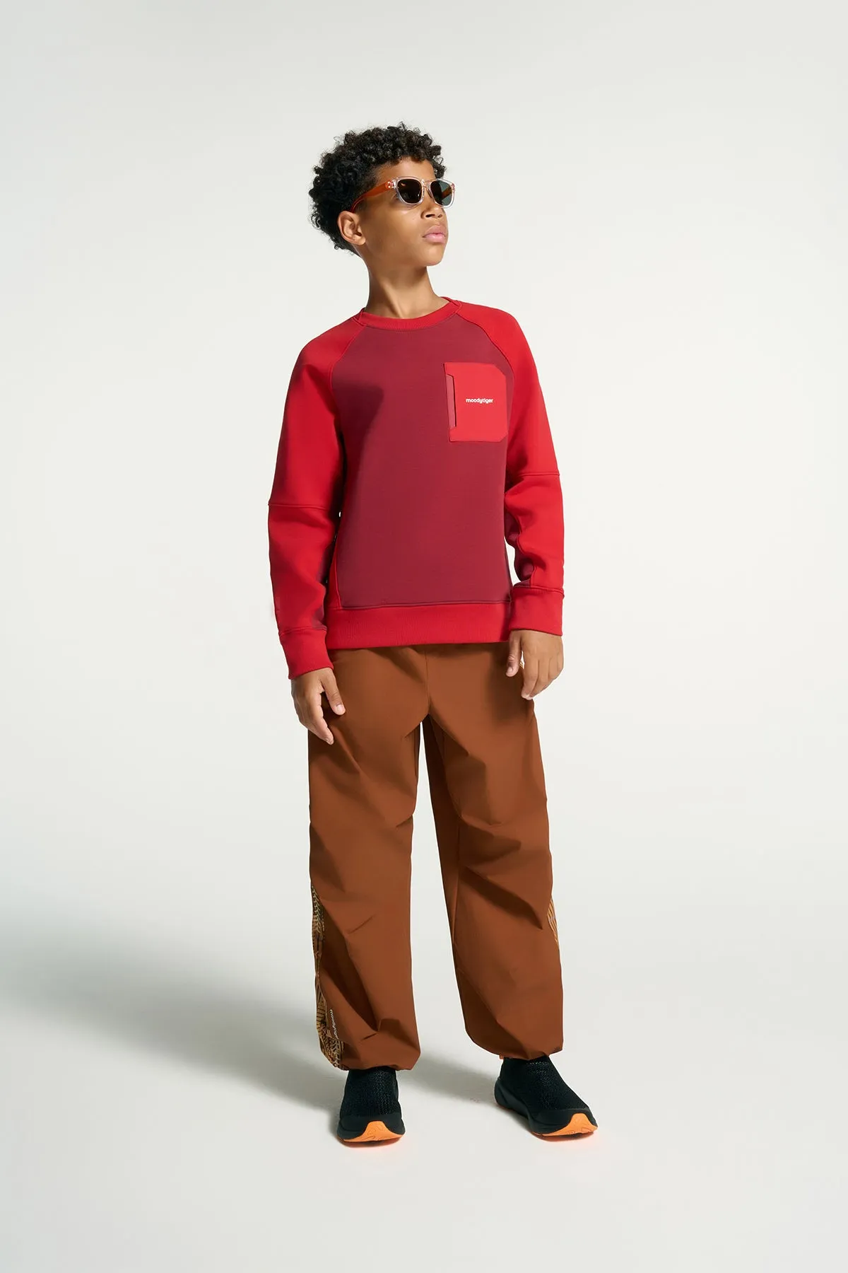 Colour Blocking Neoprene Pullover