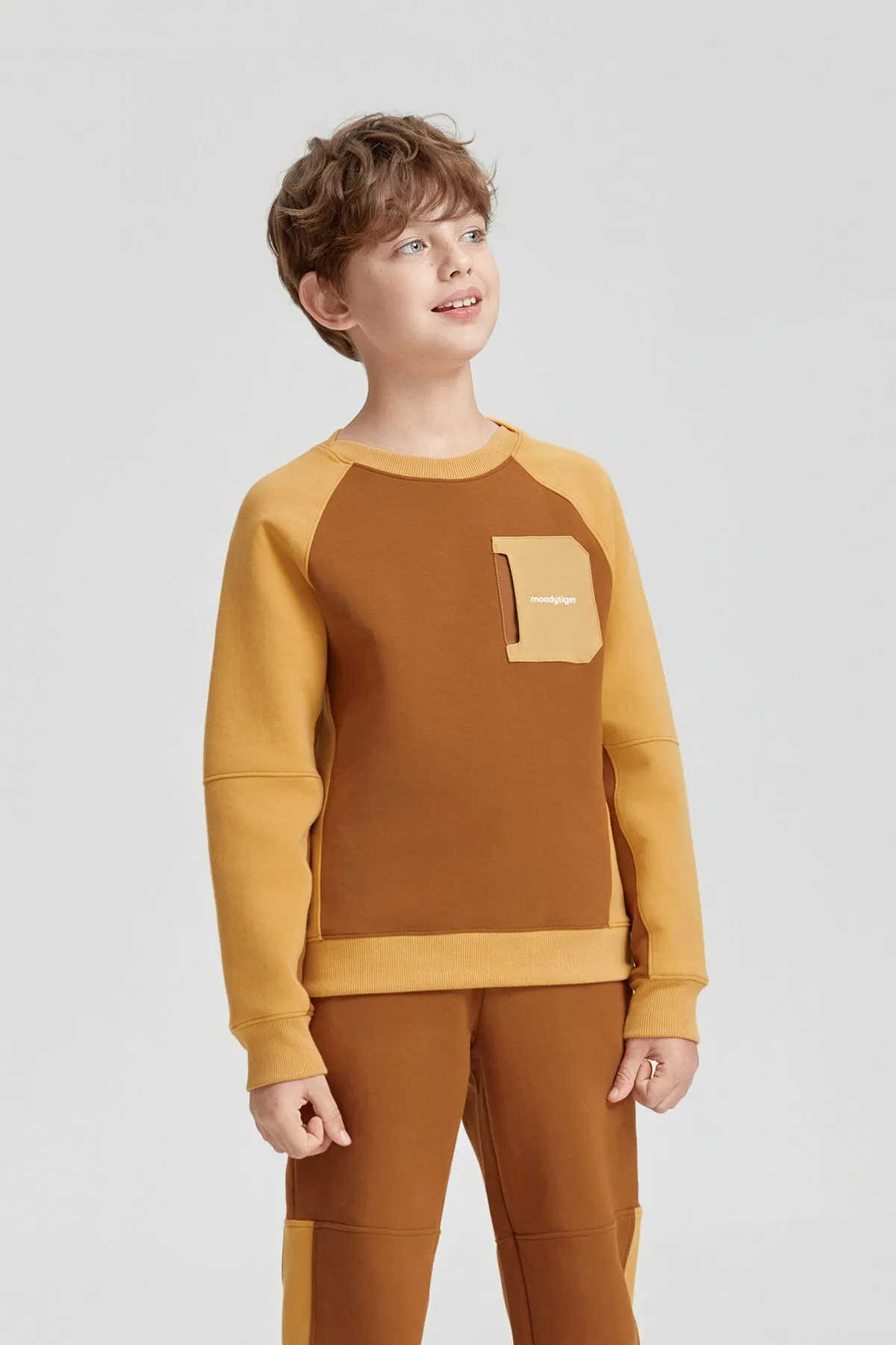 Colour Blocking Neoprene Pullover