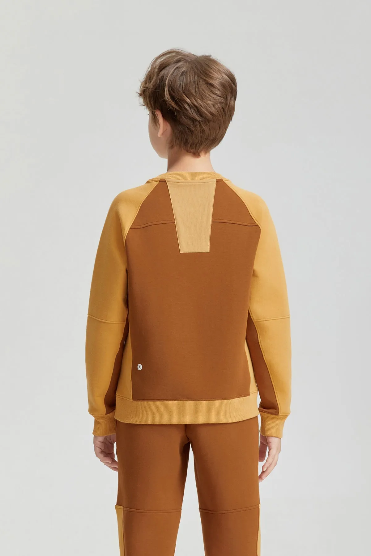 Colour Blocking Neoprene Pullover