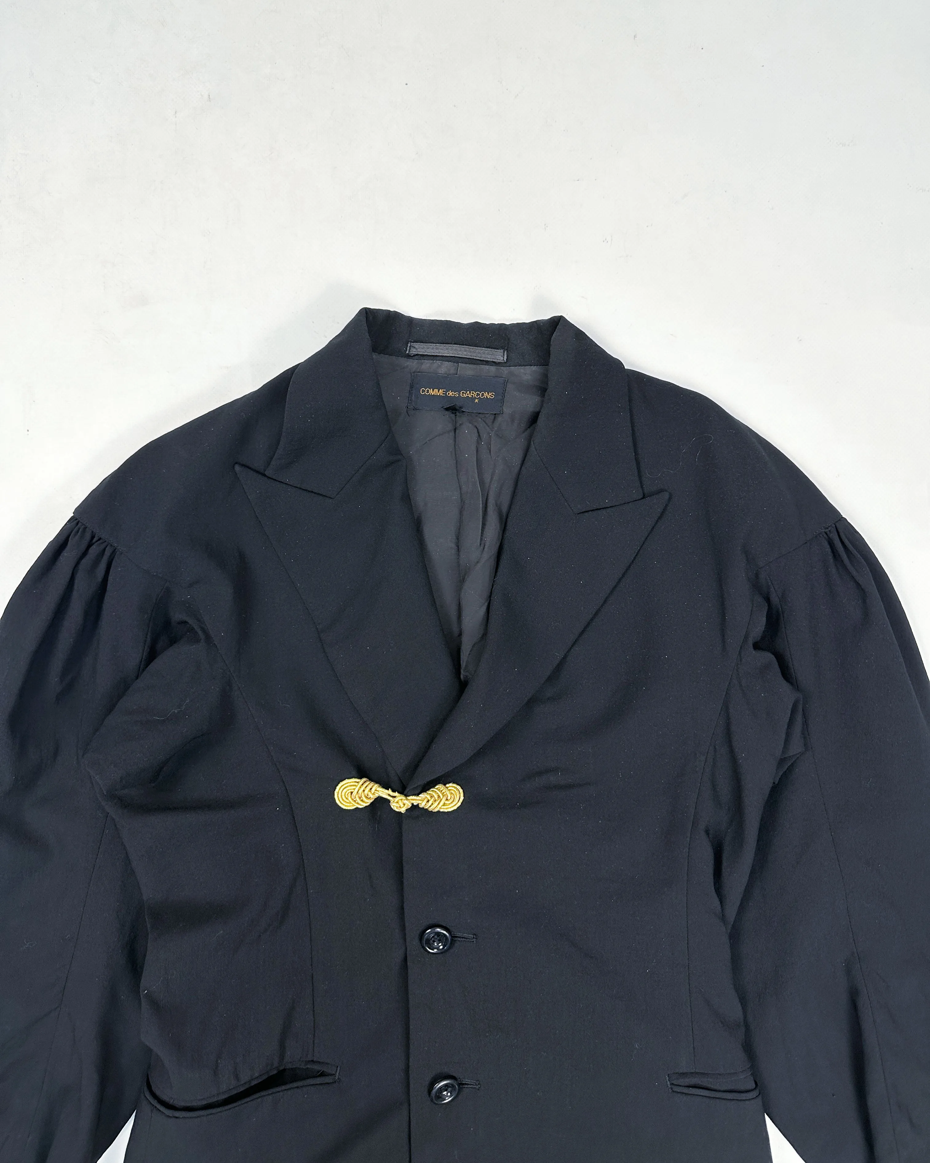 Comme des Garçons Fitted 2-Button Black Blazer FW 1988