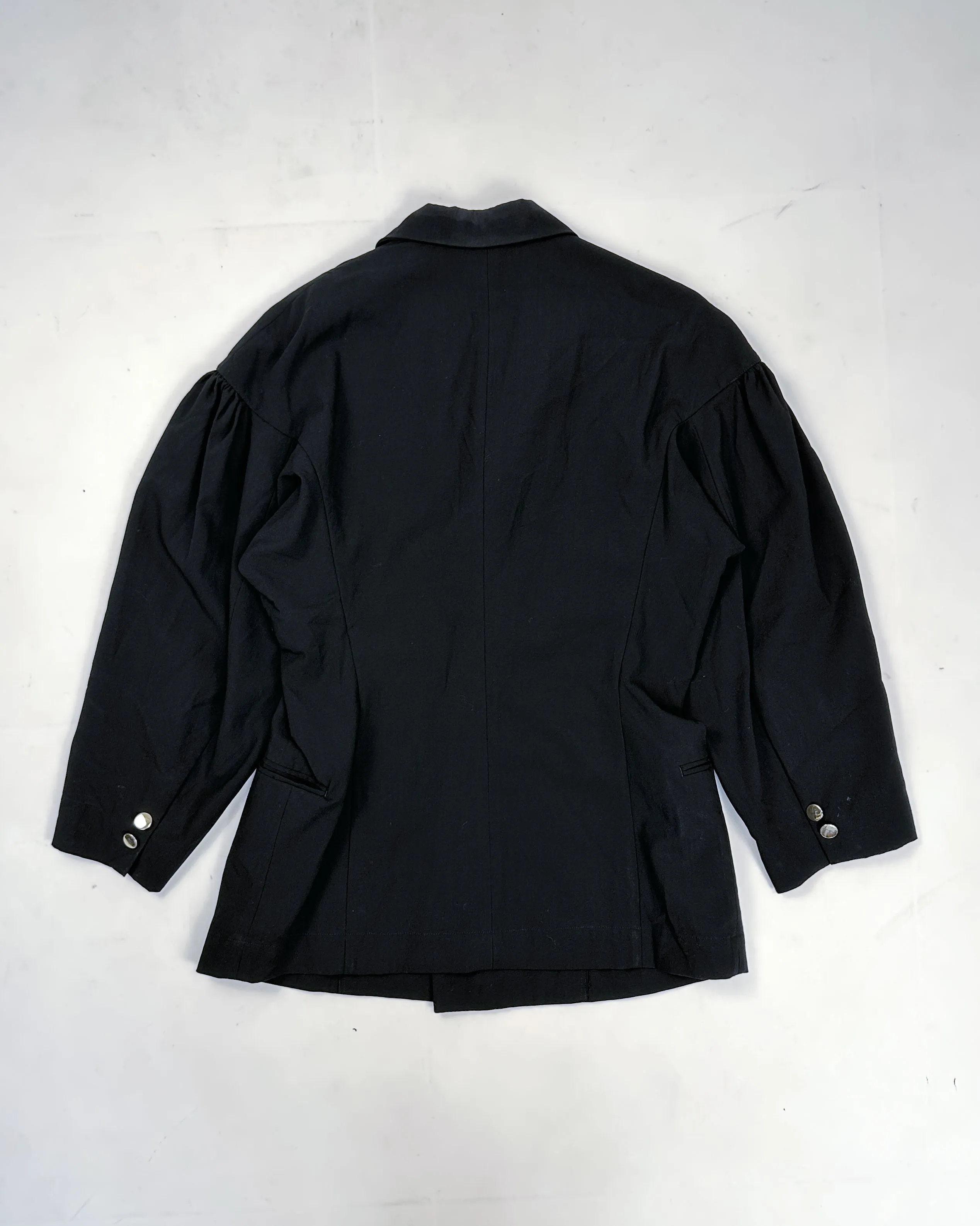 Comme des Garçons Fitted 2-Button Black Blazer FW 1988