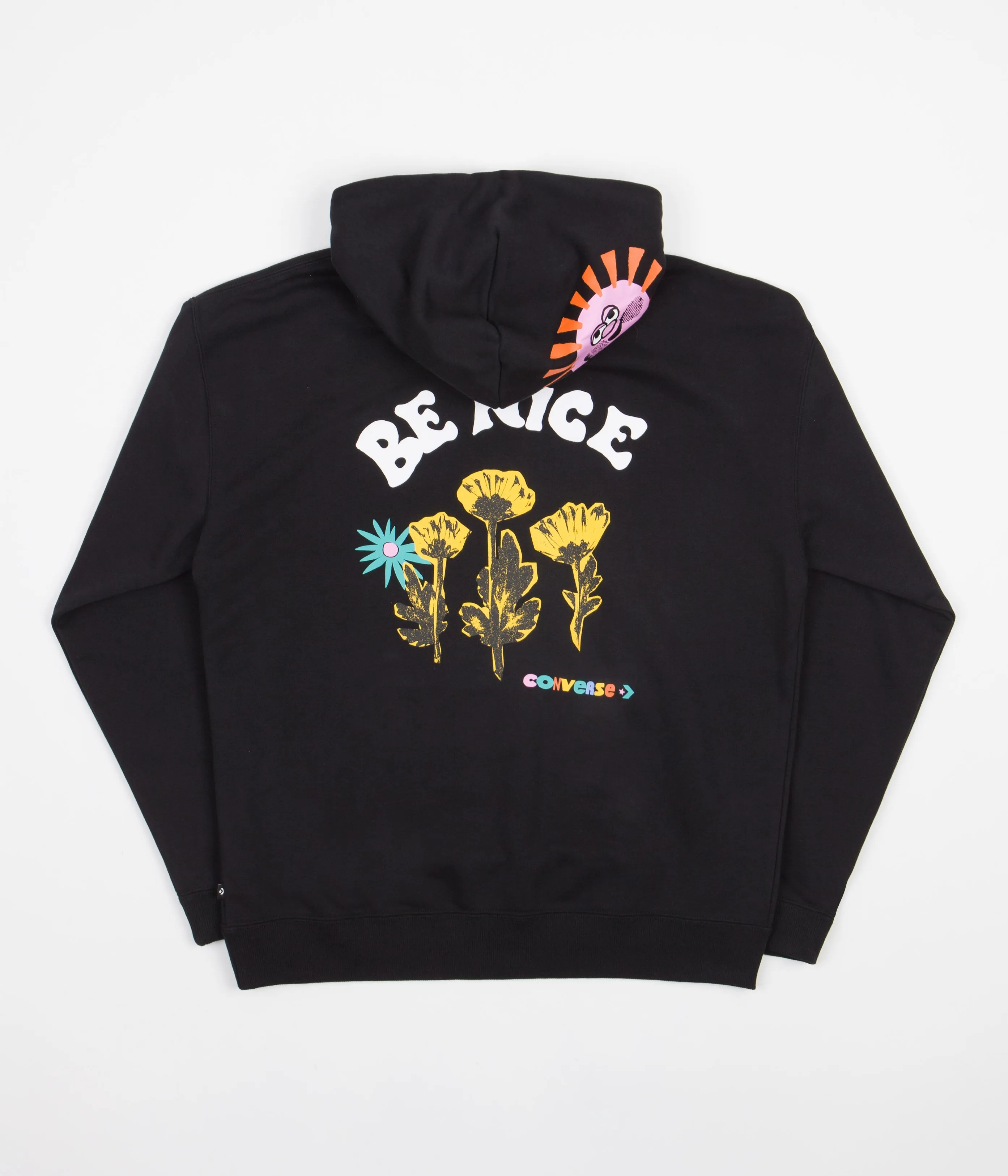 Converse Be Nice Graphic Hoodie - Converse Black