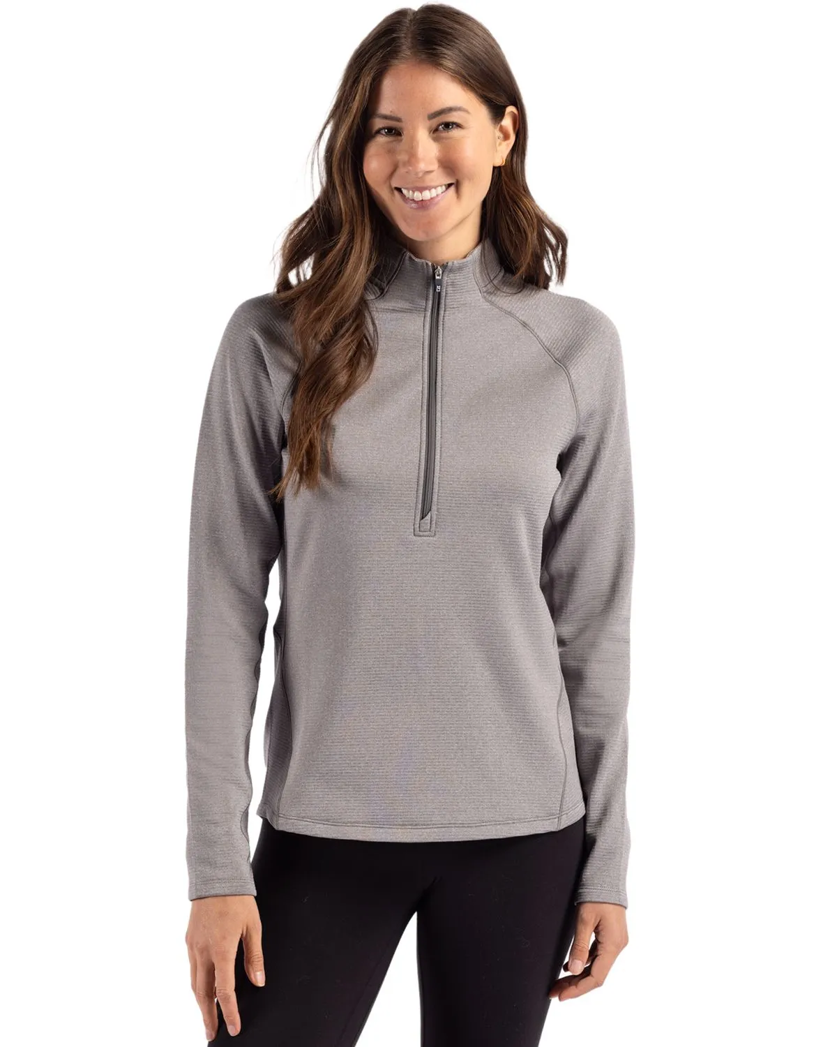 Cutter & Buck - Women's Peshastin Fleece Recycled Half Zip Pullover