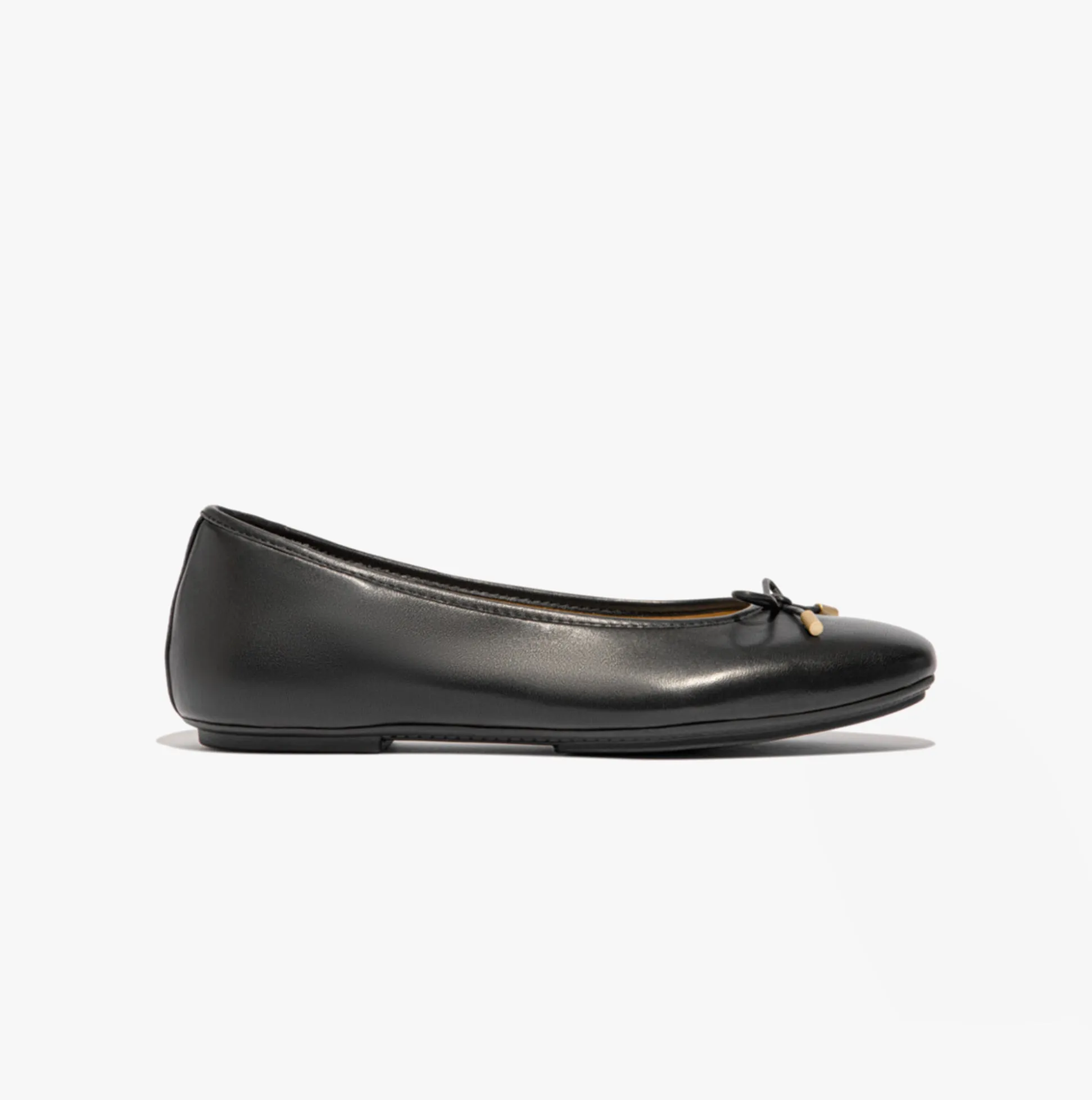 DELICATO BOW Girls Ballet Flats Black