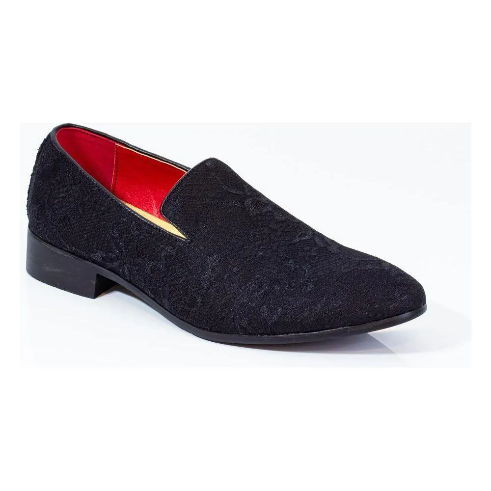 Designer Black Slip-On Loafers