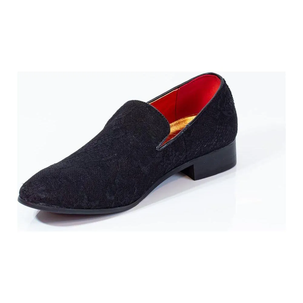 Designer Black Slip-On Loafers