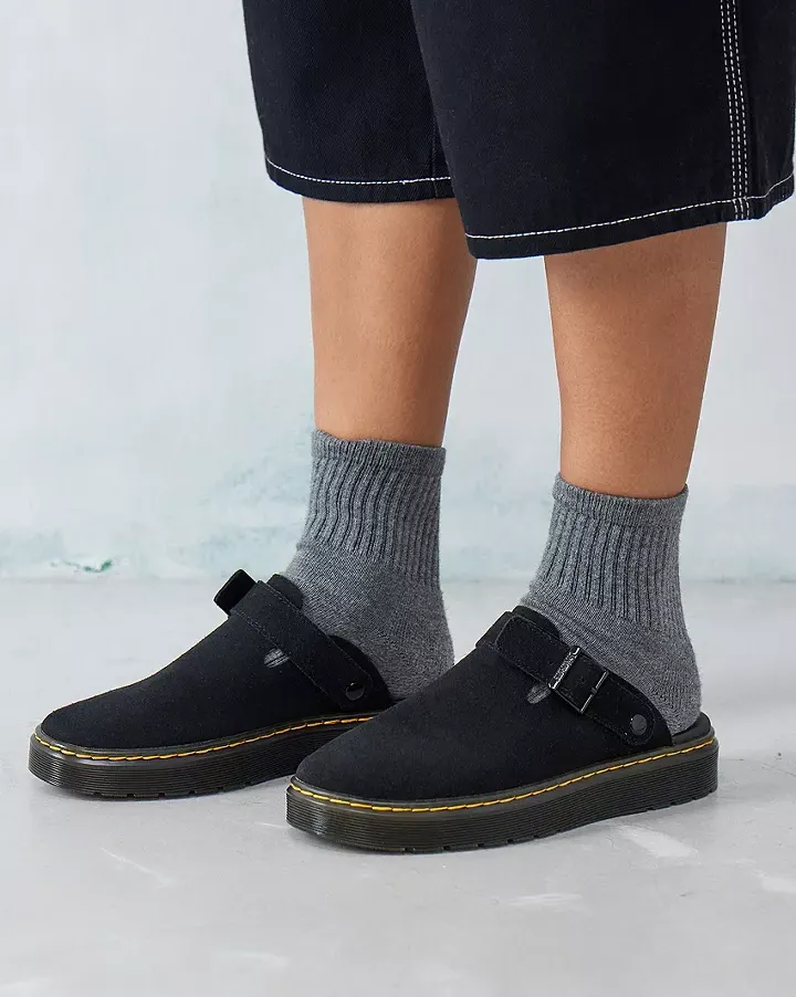 DR. MARTENS CARLSON BLACK SUEDE