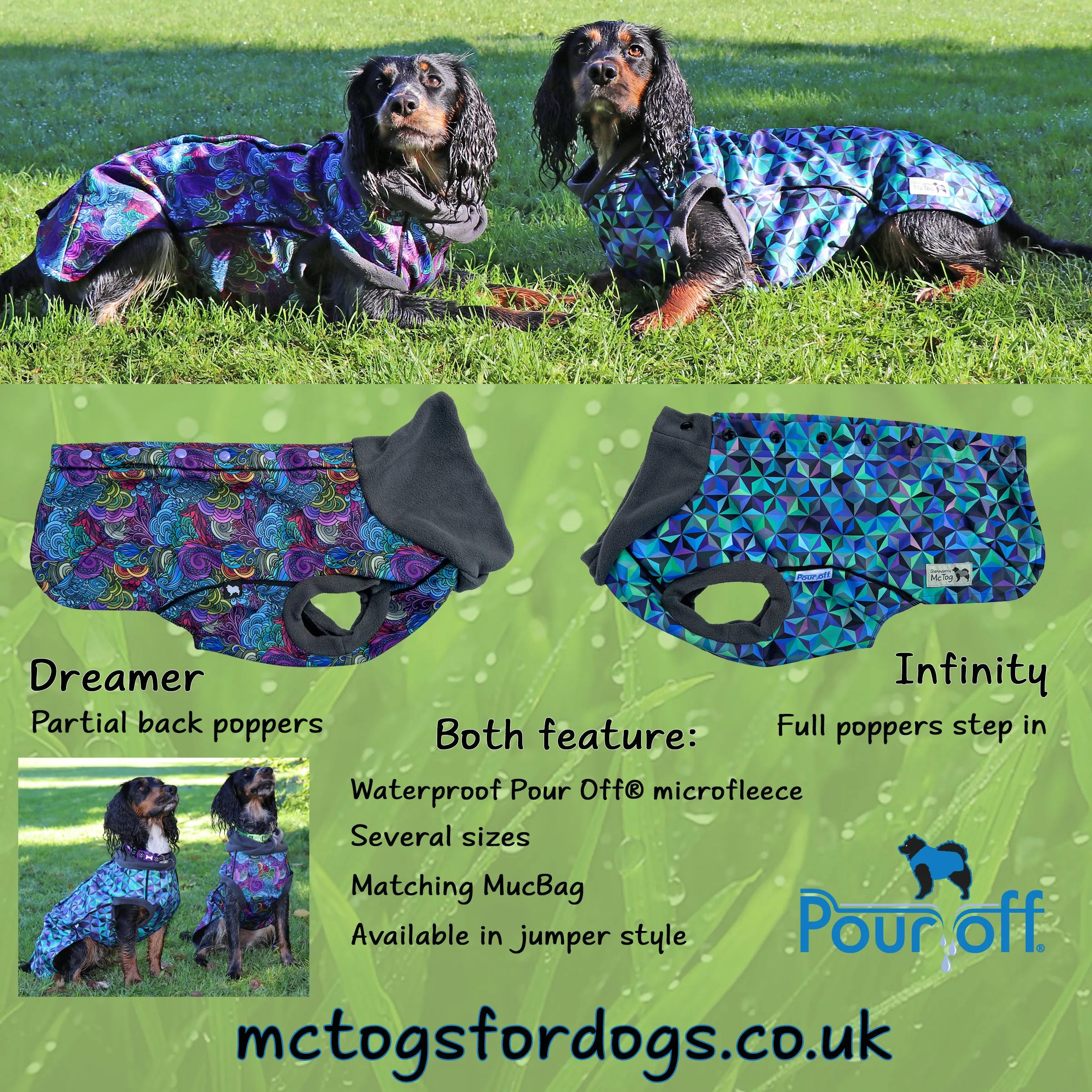 Dreamer Waterproof Microfleece McTog Dog Jumper