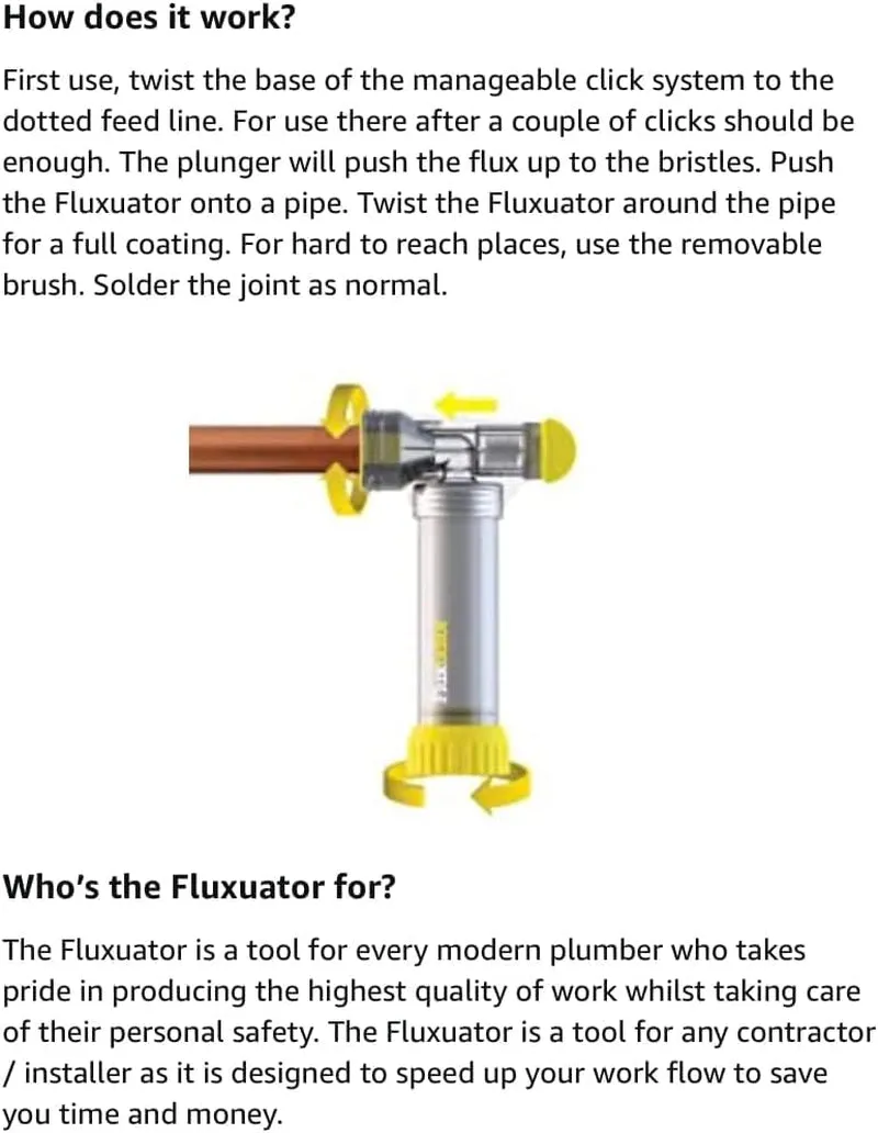 Dual Head Flux Applicator 15mm & 22mm