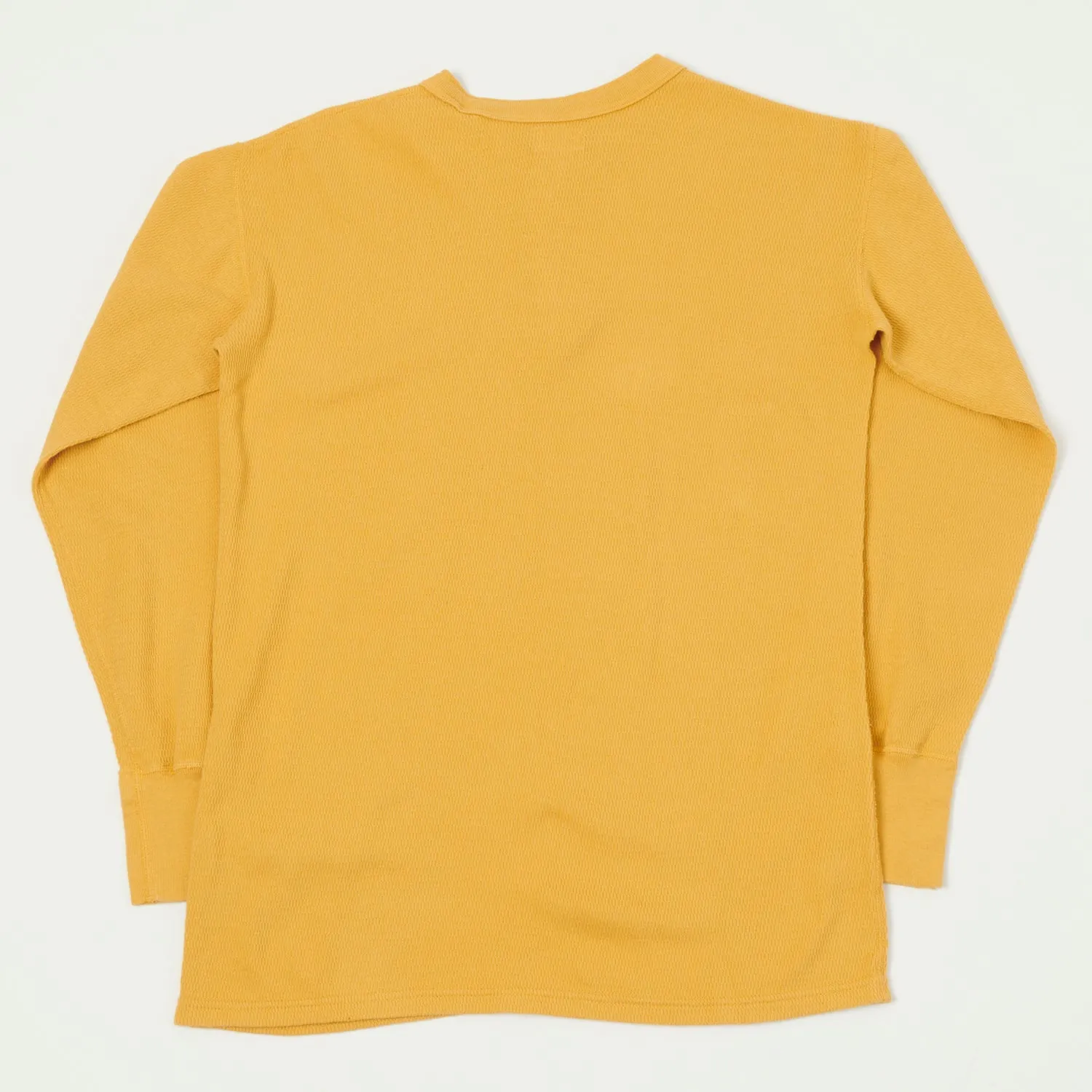 Dubbleworks Thermal Henley Tee - Citrus