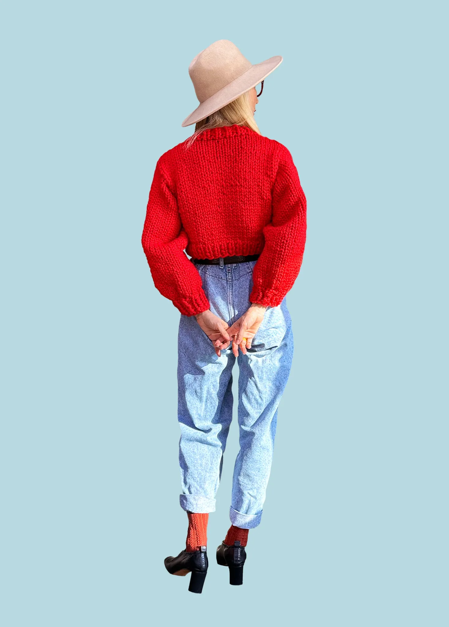 Easy Cropped Sweater - Merino