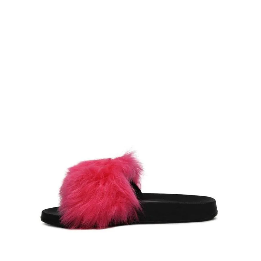 Ella Slip On Fluffy Slider