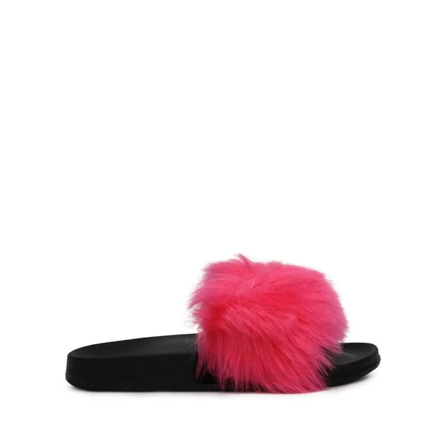 Ella Slip On Fluffy Slider