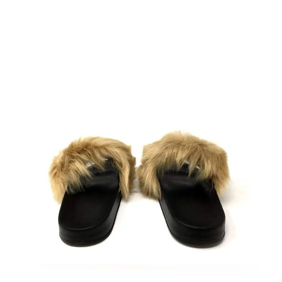 Ella Slip On Fluffy Slider