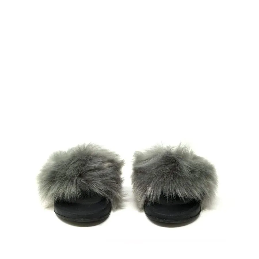 Ella Slip On Fluffy Slider