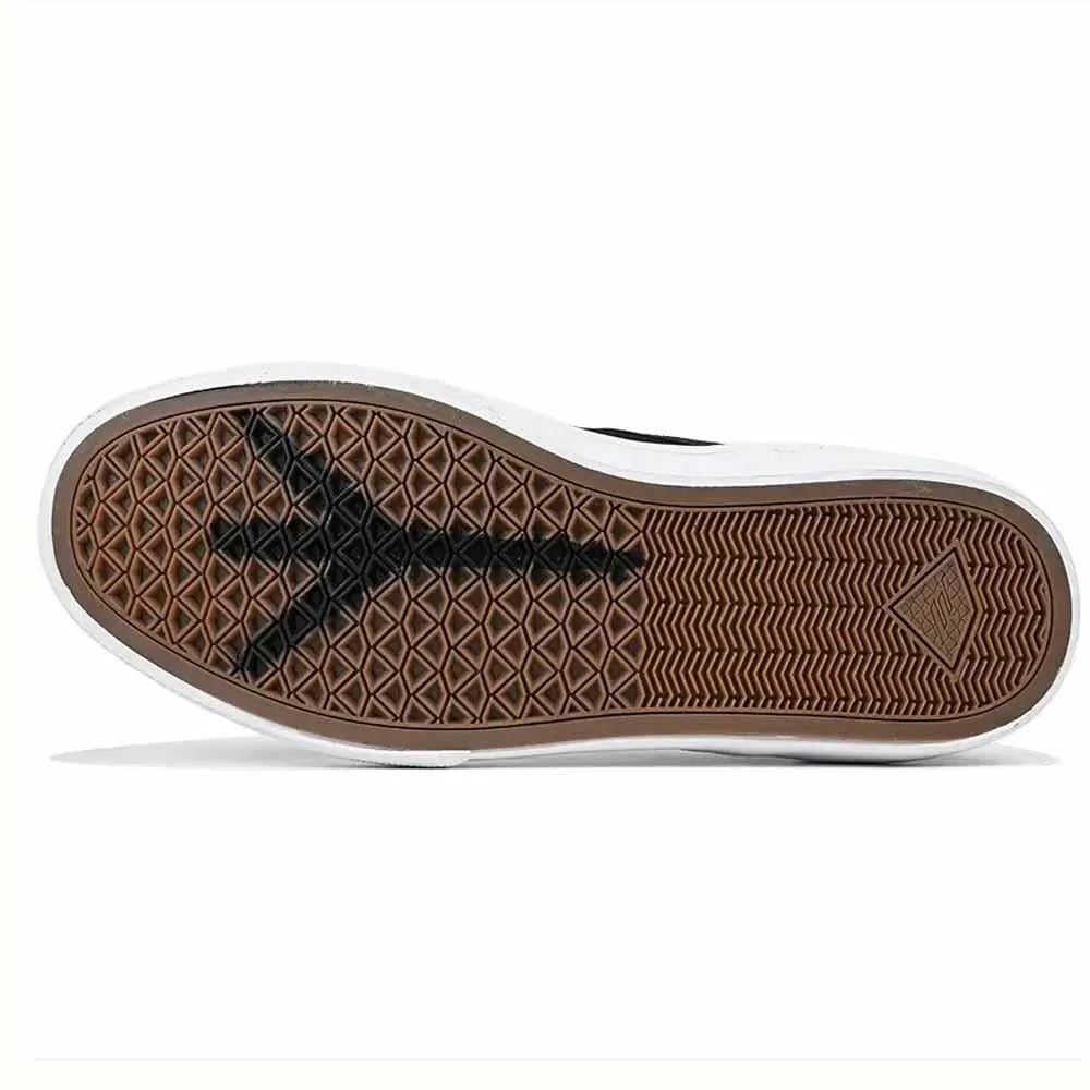 Emerica Wino G6 Slip On Skate Shoes Black White