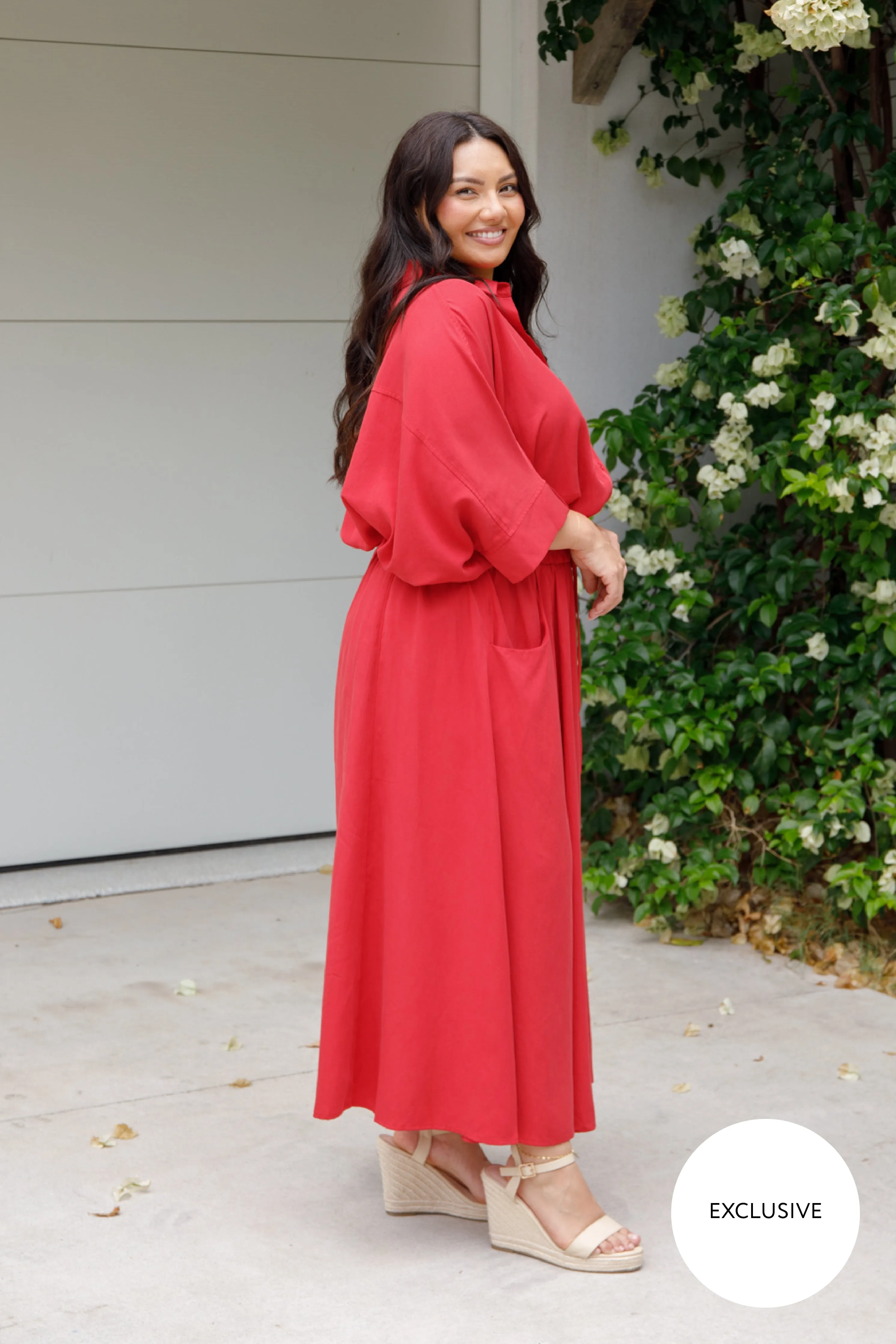 Esme Skirt | Cherry Red