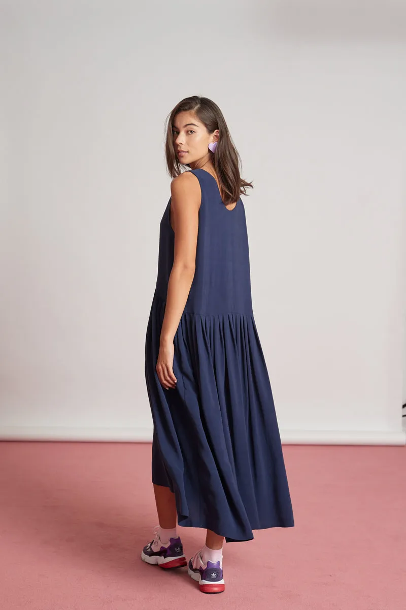 Fable Dress - Washed Navy