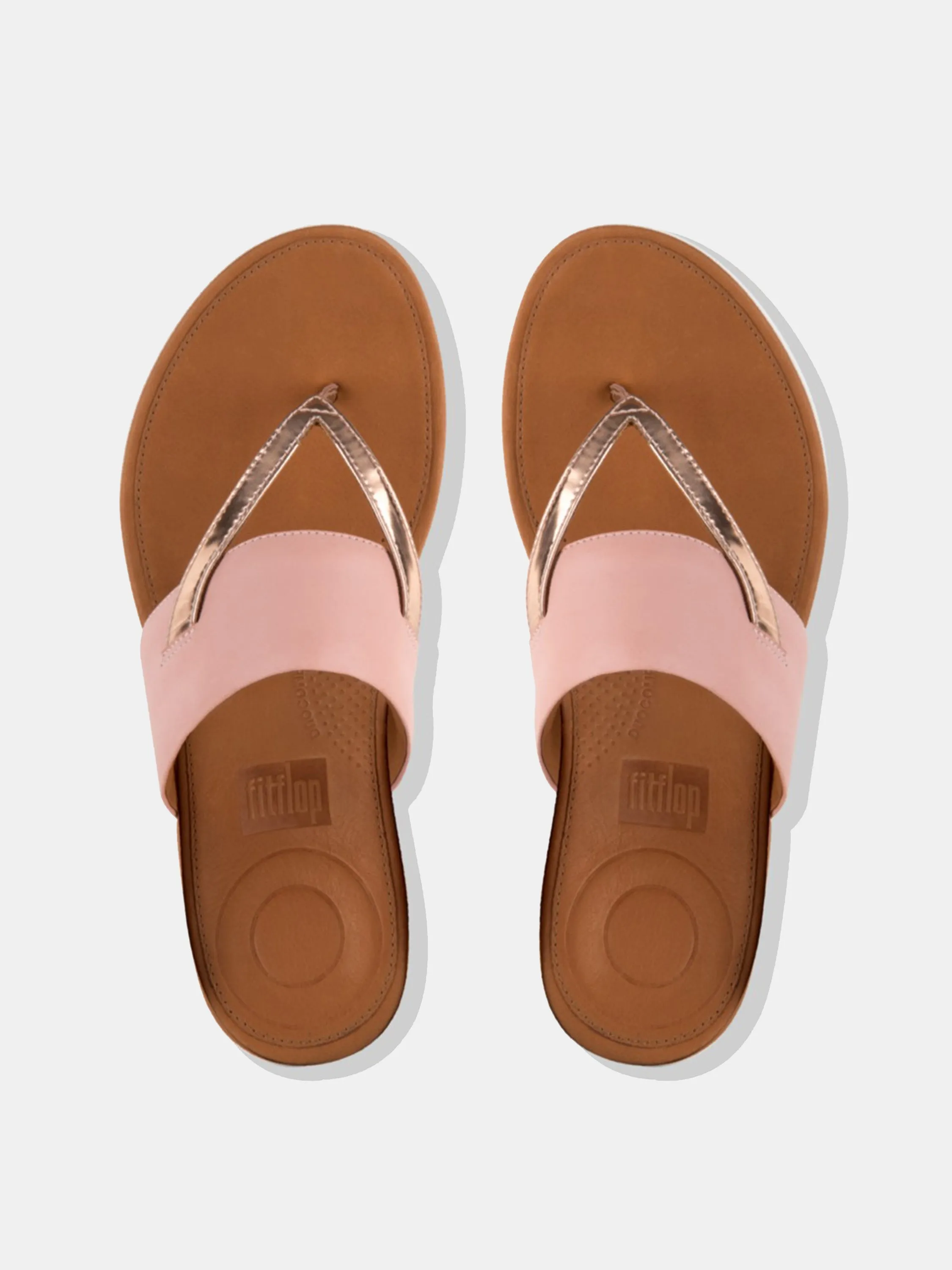 Fitflop Women's Delta Toe Post Leather Sandals