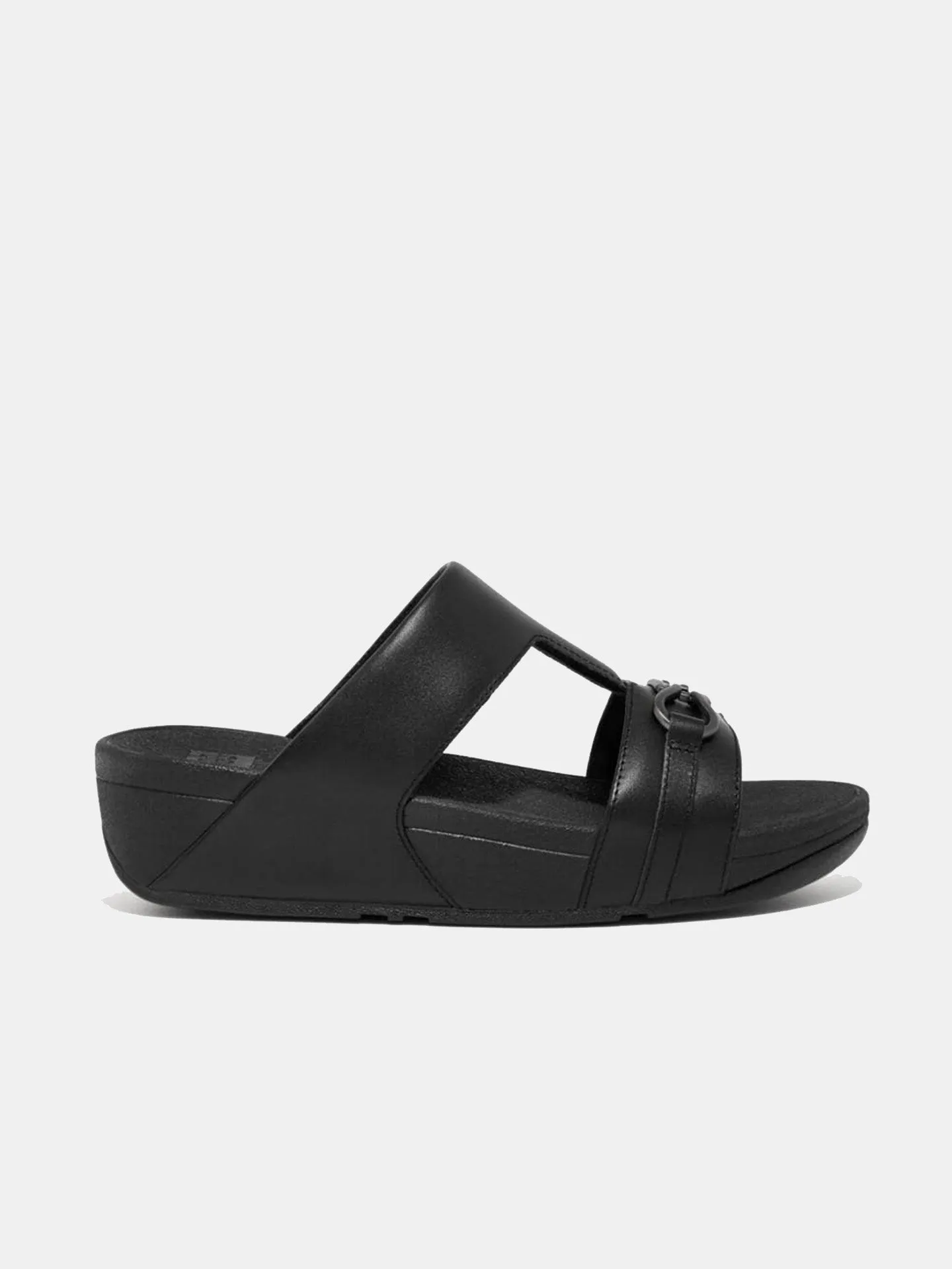 Fitflop Women's Hallye Chain Leather H-Bar Slides