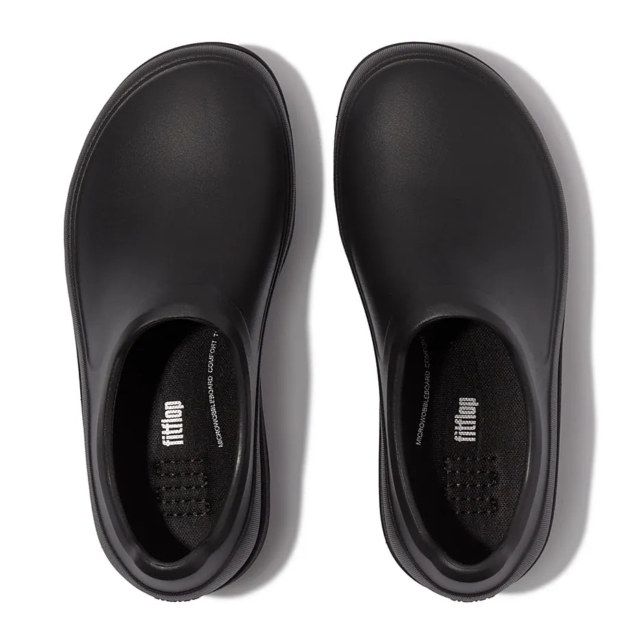 FitFlop Womens Work High Performance Professional Clogs All Black