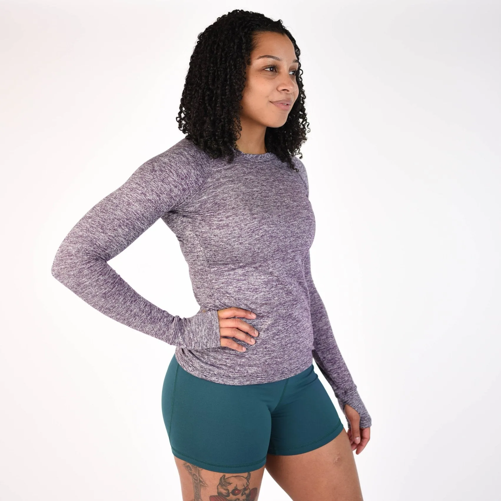 FLEO Foundation Long Sleeve - Eggplant