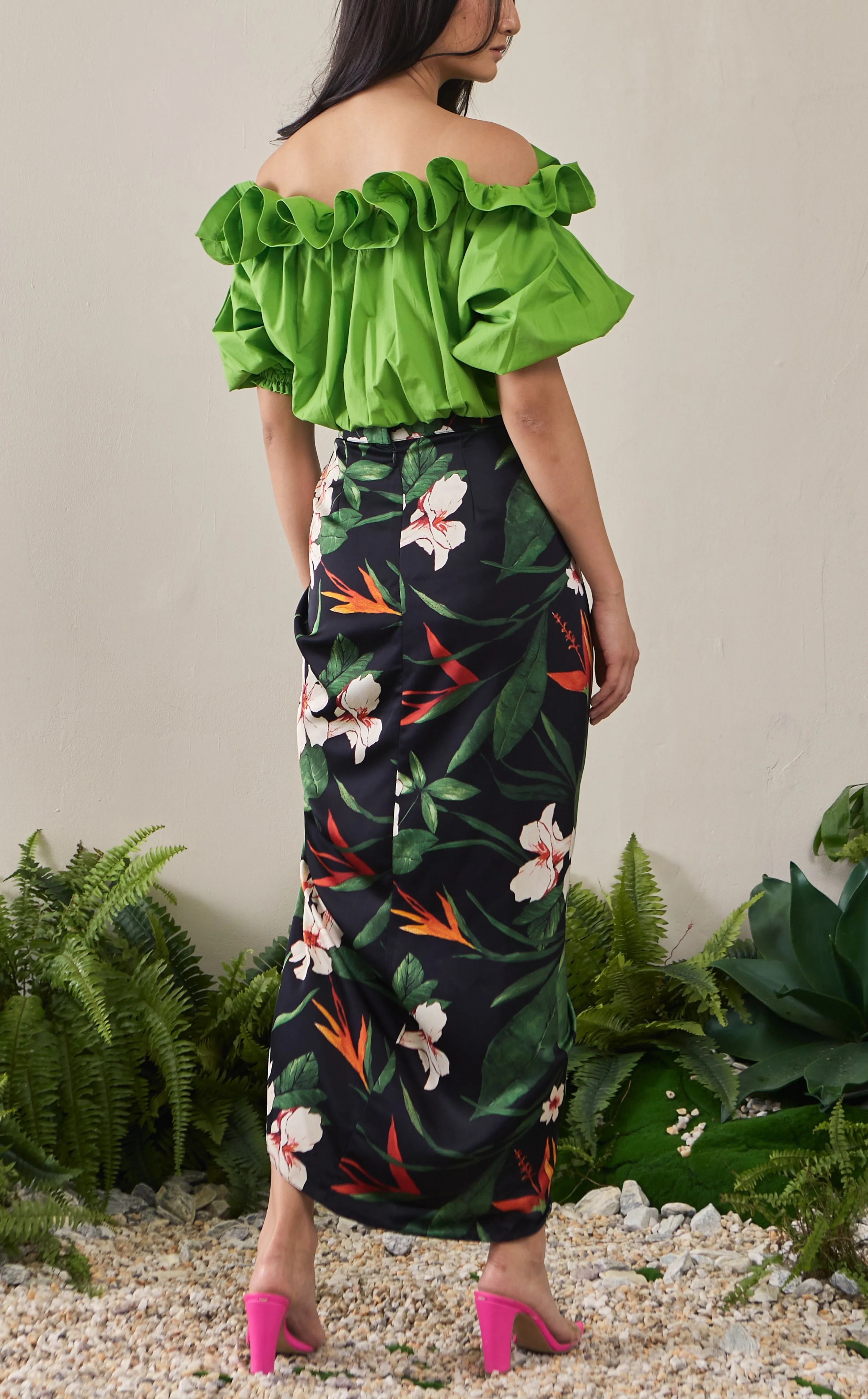 FLORA SKIRT - BOTANICAL FOREST